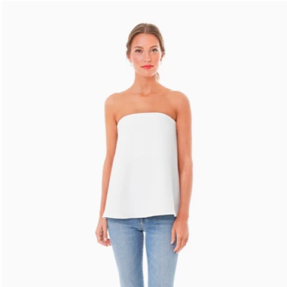 Strapless Ivory Crepe Marin Top
TUCKERNUCK - Picture 2 of 12